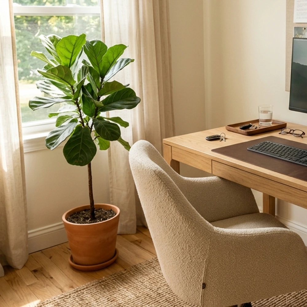 Low profile oak media credenza with slatted cabinet doors housing video game consoles